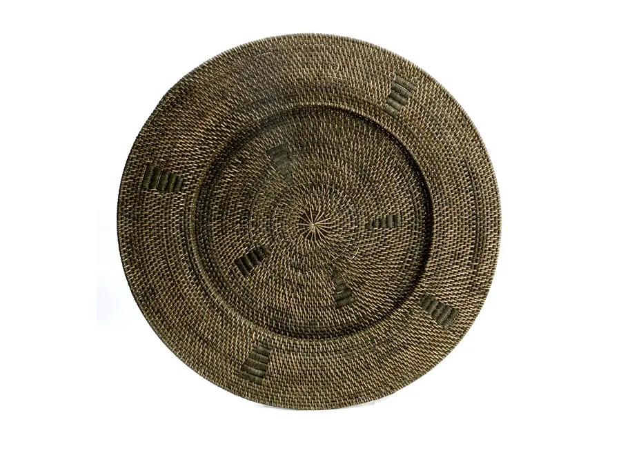 Cazorla Graphic Weave - Handwoven Wall Plate