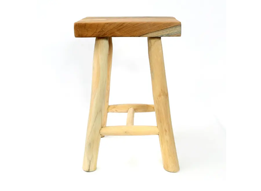 Zahara de la Sierra Beauty Stool - Teak Root Stool