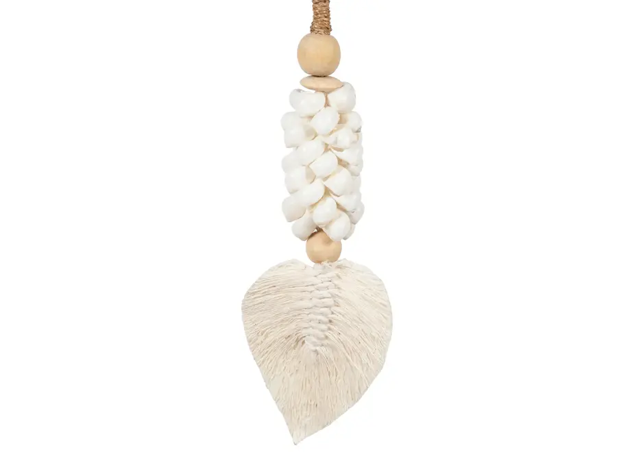 Costa Brava Shell Tassel - Handmade Coastal Decoration