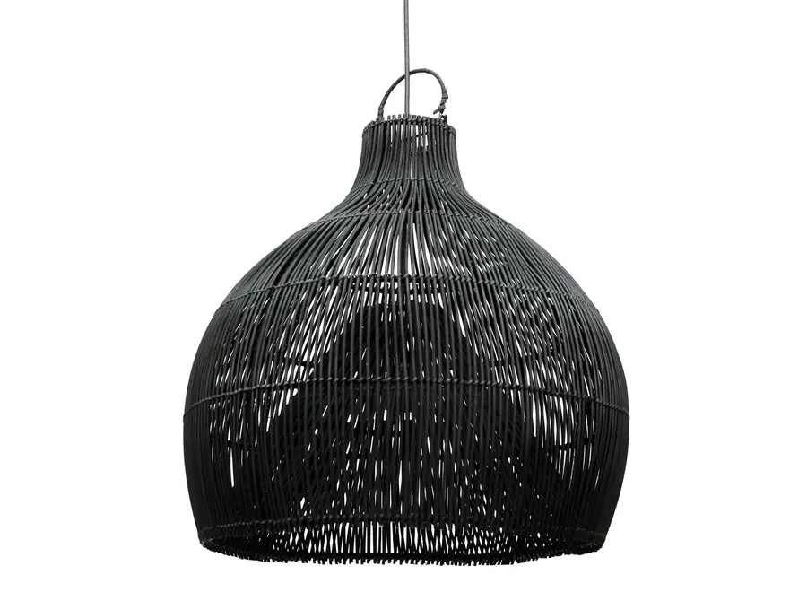 Cudillero Coastal Glow - Rattan Pendant Lamp