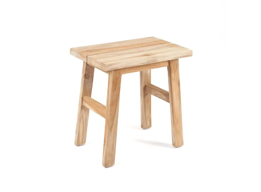 Mallorca Reclaimed Seat - Teak Wood Stool