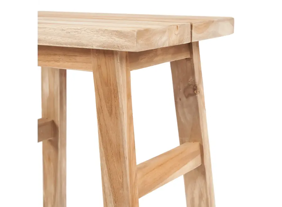 Mallorca Reclaimed Seat - Teak Wood Stool