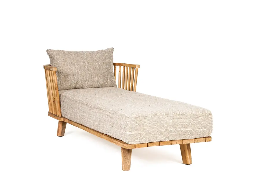 Arganda Daybed - crafted from reclaimed teak wood