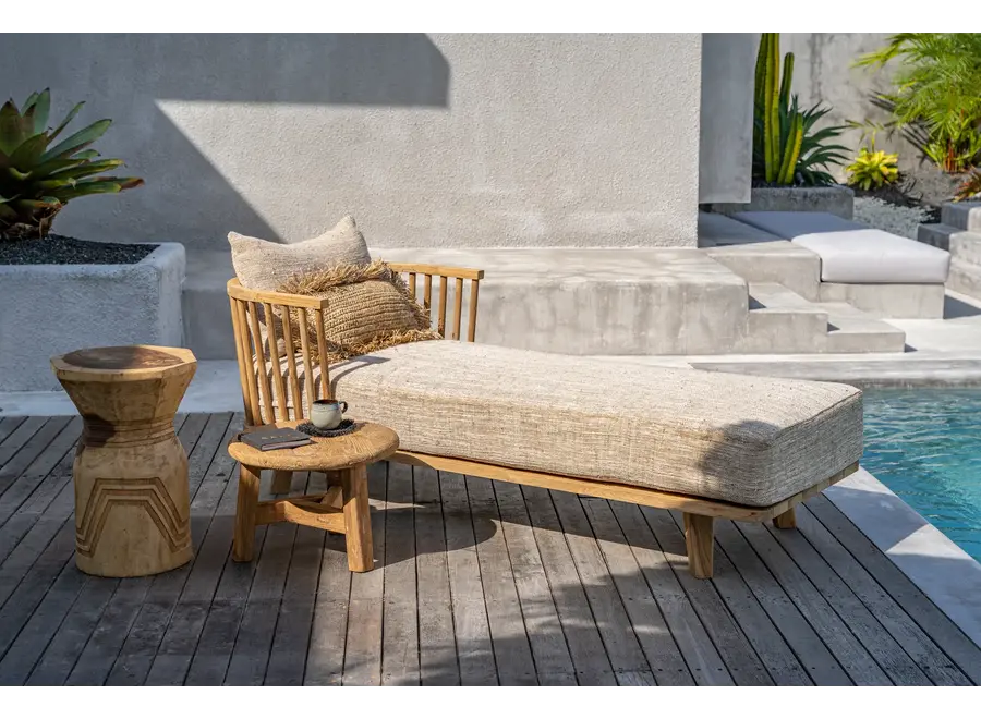 Arganda Daybed - crafted from reclaimed teak wood