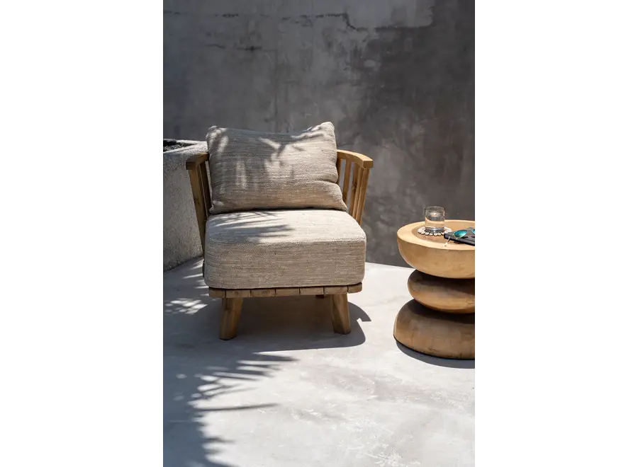 Chamartin - the malawi one seater natural beige