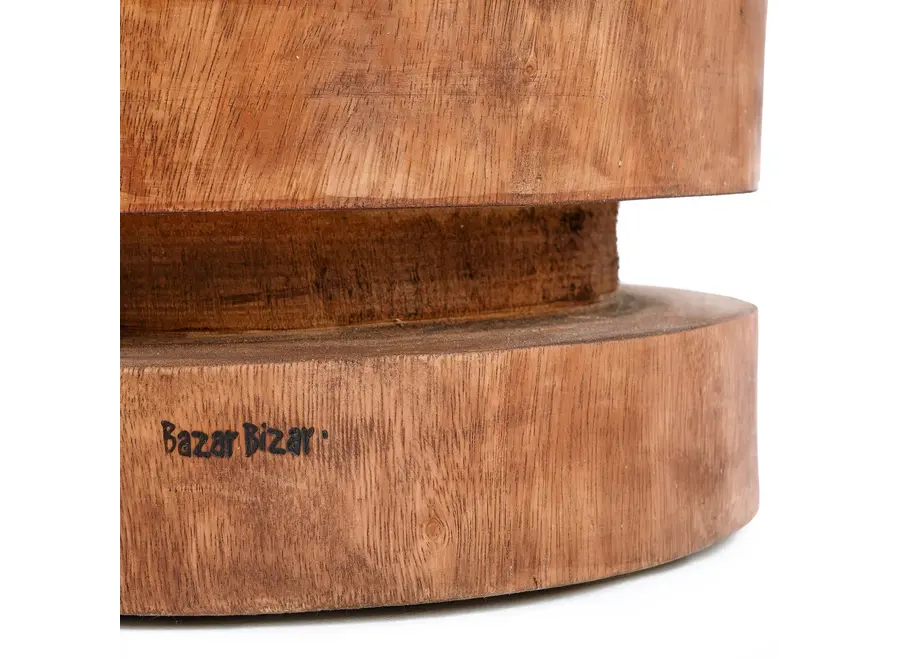 Zahara de la Sierra Massaka Stool - Suar Wood Stool