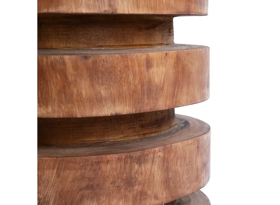 Zahara de la Sierra Massaka Stool - Suar Wood Stool