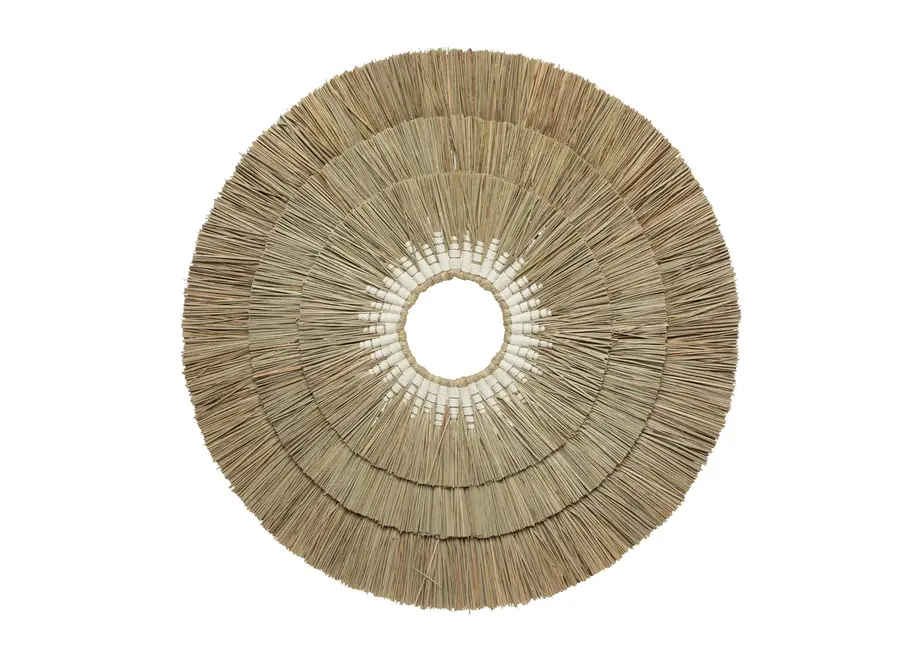 Albufera Coastal Wall Art - Mengdong Grass and White Cotton Wall Art