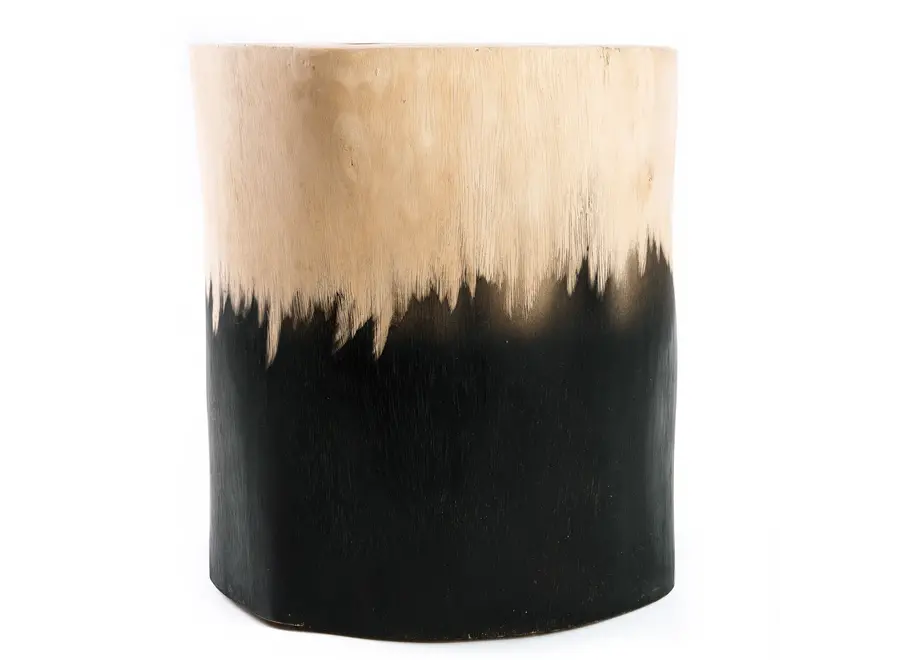 Zahara de la Sierra Trunk Table - Dip Dyed Stool