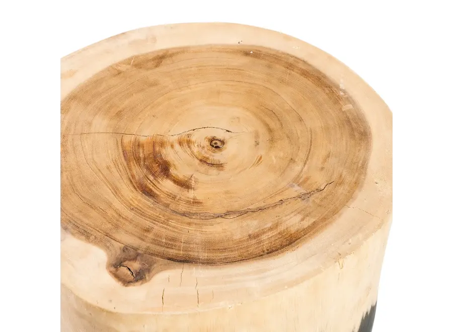 Zahara de la Sierra Trunk Table - Dip Dyed Stool