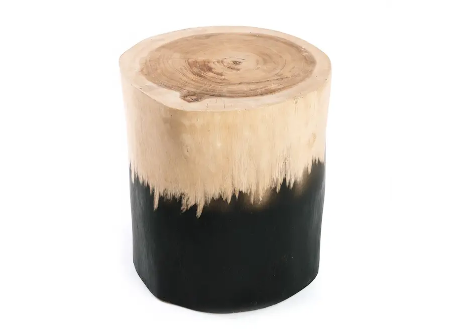 Zahara de la Sierra Trunk Table - Dip Dyed Stool
