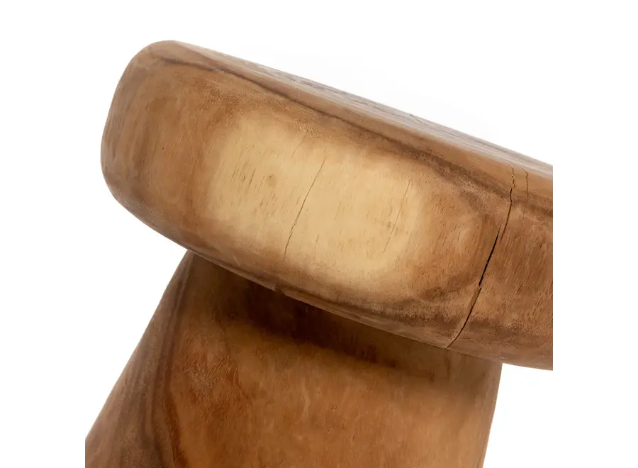 Zahara de la Sierra Charm Stool - Suar Wood Stool
