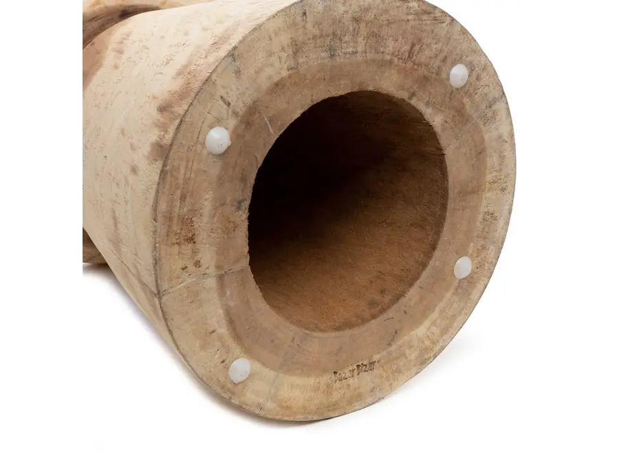 Zahara de la Sierra Charm Stool - Suar Wood Stool