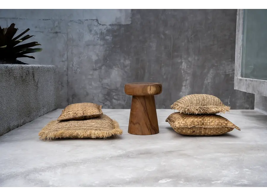 Zahara de la Sierra Charm Stool - Suar Wood Stool