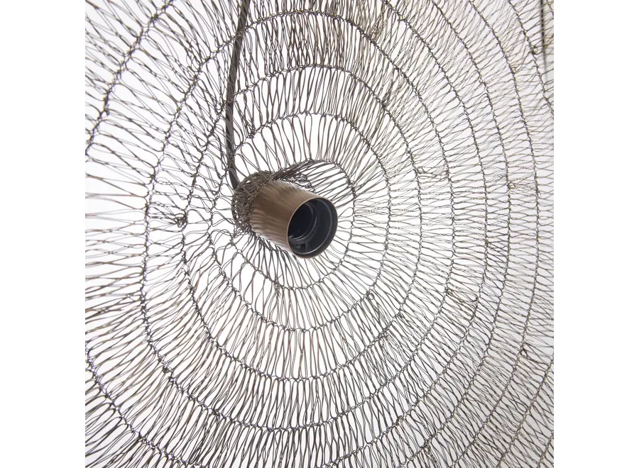 Alhambra Namaste Pendant - Iron and Brass Pendant