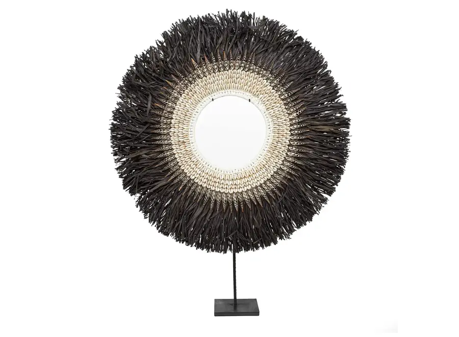 Cabo de Gata Shell Decor - Raffia Stand Display