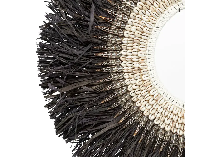 Cabo de Gata Shell Decor - Raffia Stand Display