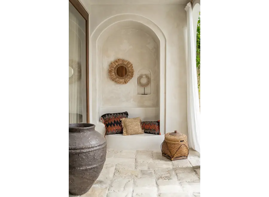 Mallorca Boho Cushion Cover - Cotton Accent Pillow