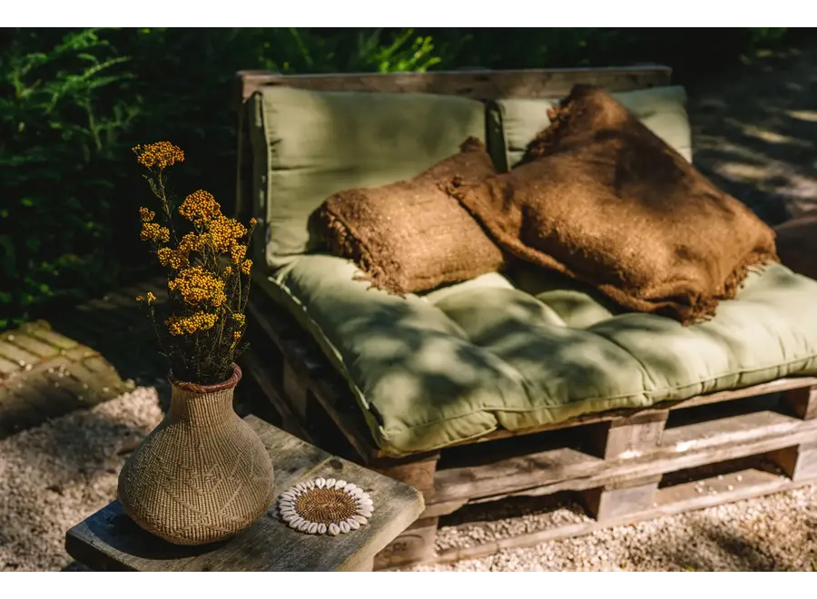 Mallorca Boho Chic Cushion - Handwoven Throw Pillow