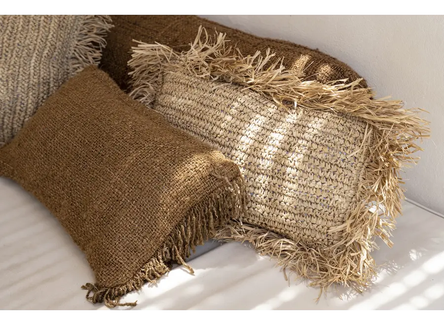 Mallorca Boho Chic Cushion - Handwoven Throw Pillow