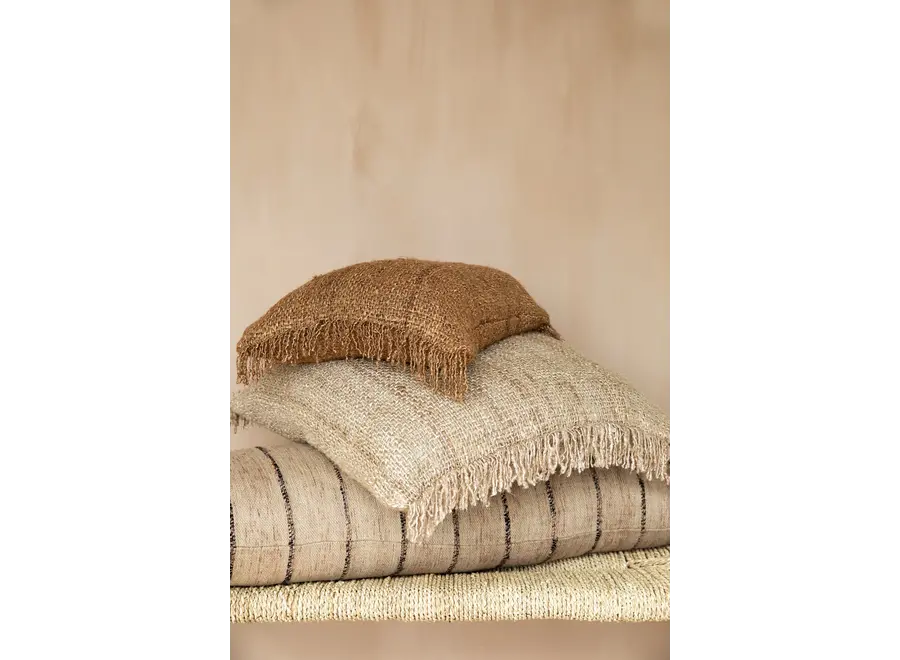 Mallorca Boho Chic Cushion - Handwoven Throw Pillow