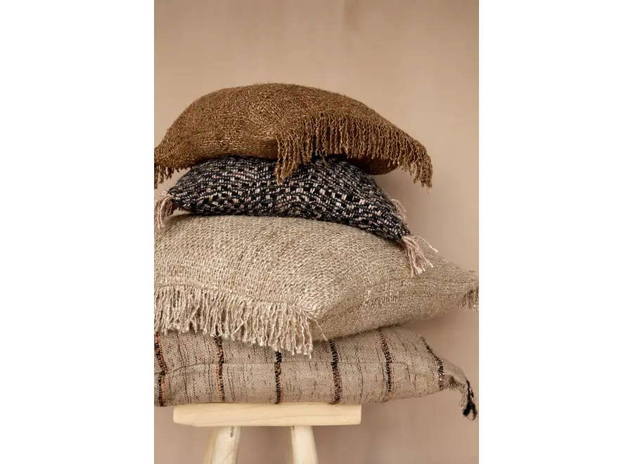 Mallorca Boho Chic Cushion - Handwoven Throw Pillow