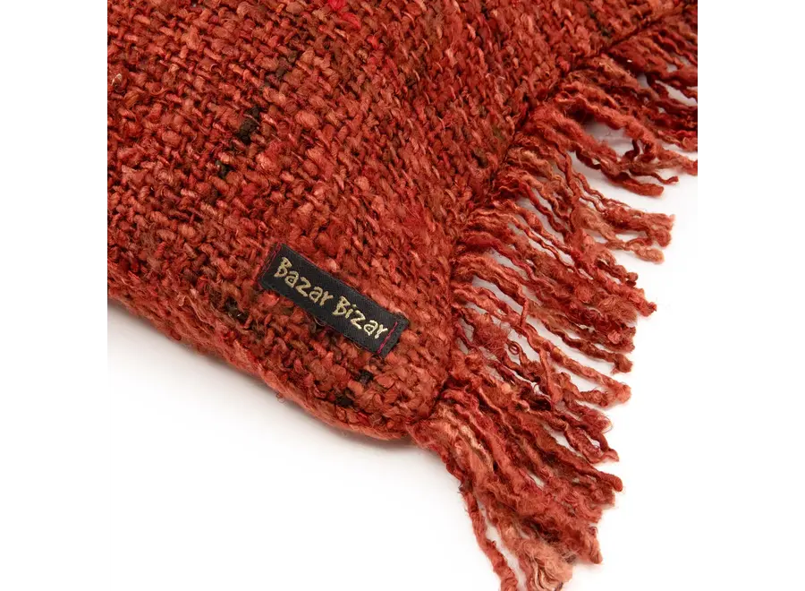 Almunecar Boho Cushion - Cotton Accent Pillow