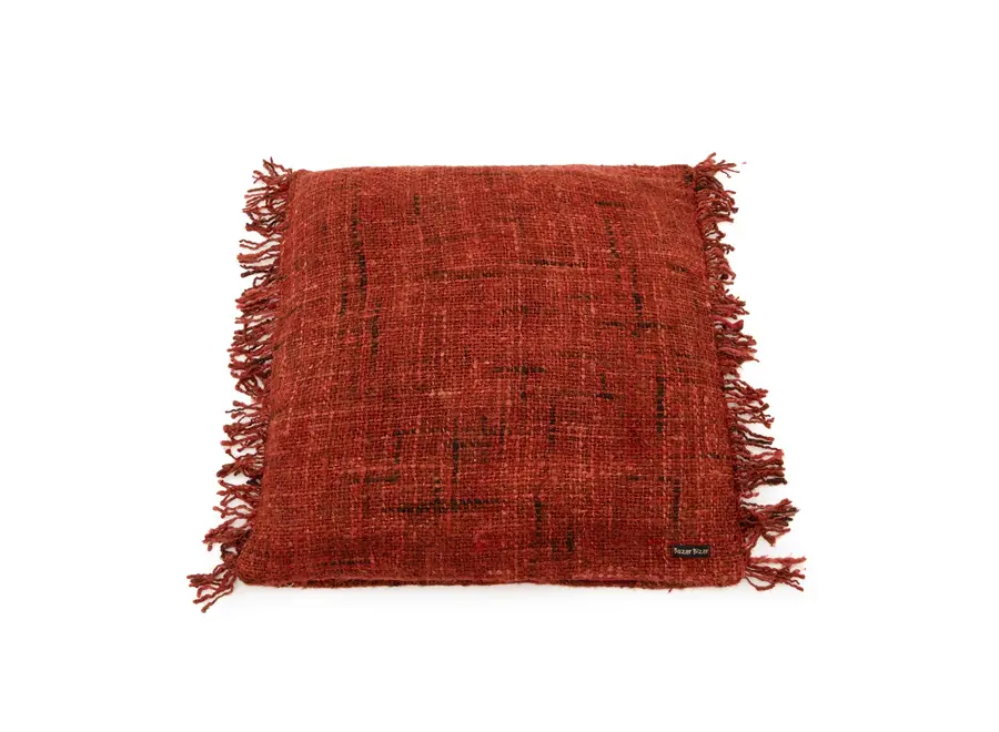 Almunecar Boho Cushion - Cotton Accent Pillow