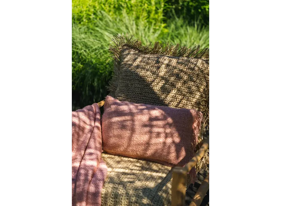 Valderrobres Boho Cushion - Cotton Accent Pillow