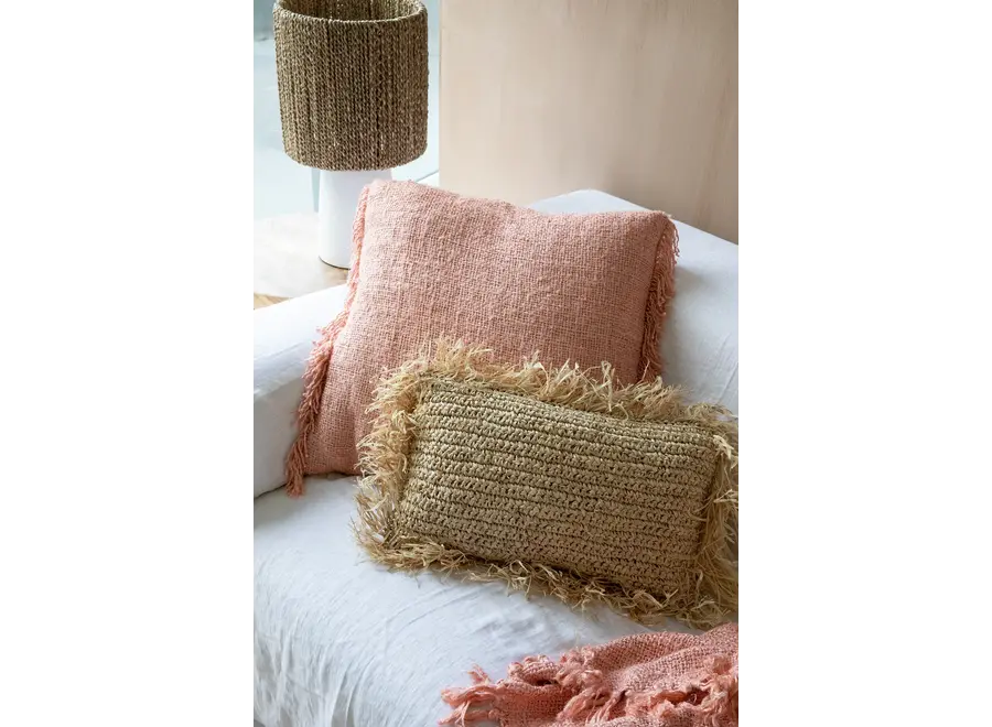 Valderrobres Boho Cushion - Cotton Accent Pillow