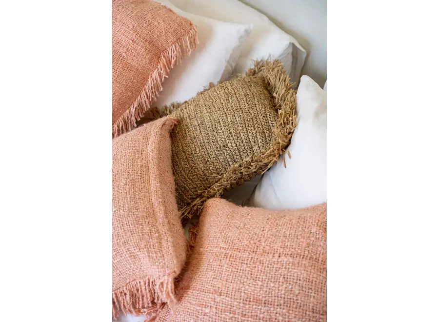 Valderrobres Boho Cushion - Cotton Accent Pillow