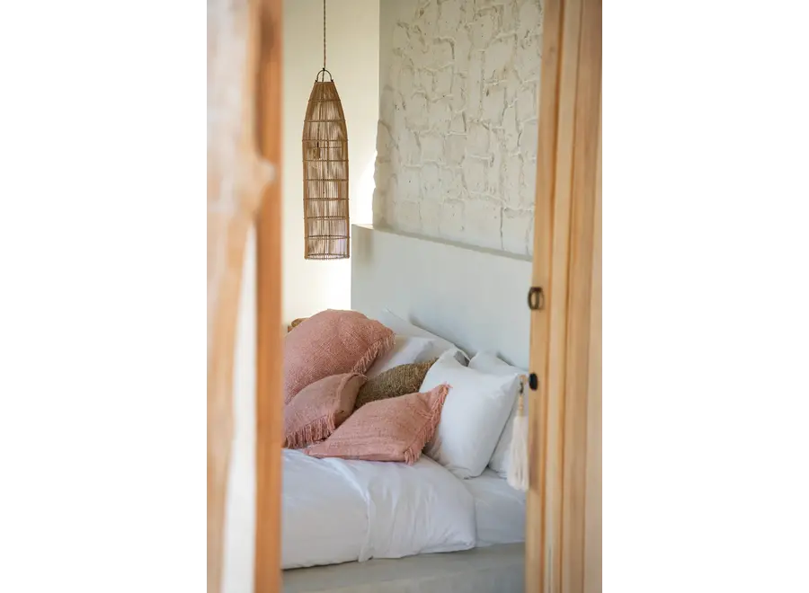 Valderrobres Boho Cushion - Cotton Accent Pillow