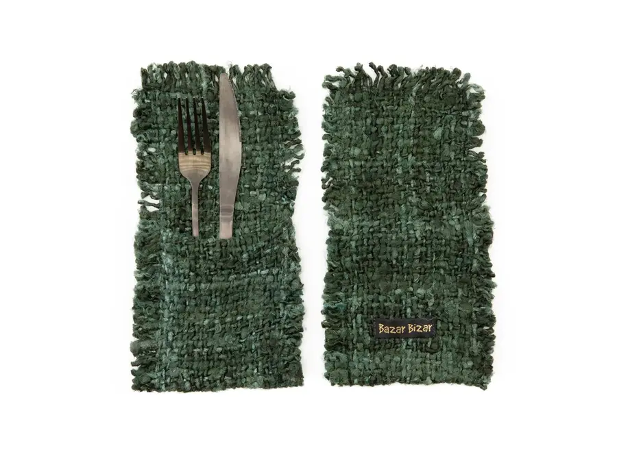 Cazorla Cotton Elegance Cutlery Holder - Cutlery Holder
