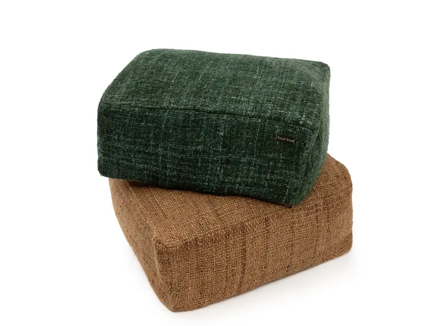 Calpe Cotton Comfort Pouffe - Hand-Dyed Seating Accessory