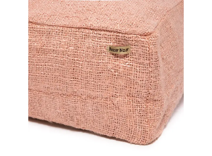 Montserrat Cotton Pouffe - Hand-Dyed Cotton Pouffe