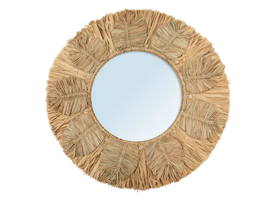 Albufera Raffia Elegance Mirror - Artistic Decor Mirror