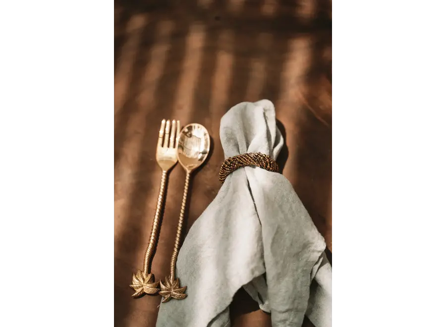 Palm Springs Paradise Lamp - Bamboo Lampshade