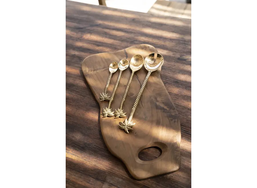 Calpe Tropical Cutlery Collection - Solid Brass Utensils