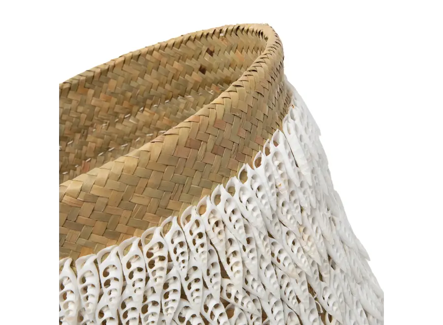 Balinese Shells Basket - Pandan Basket
