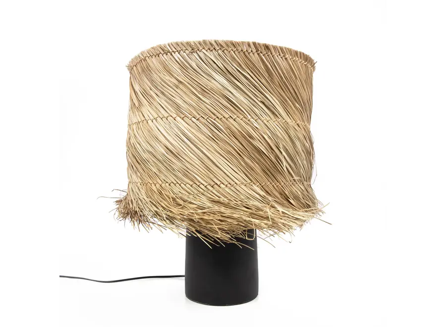 Lekeitio Playful Table Lamp - Sisal Fringe Table Lamp