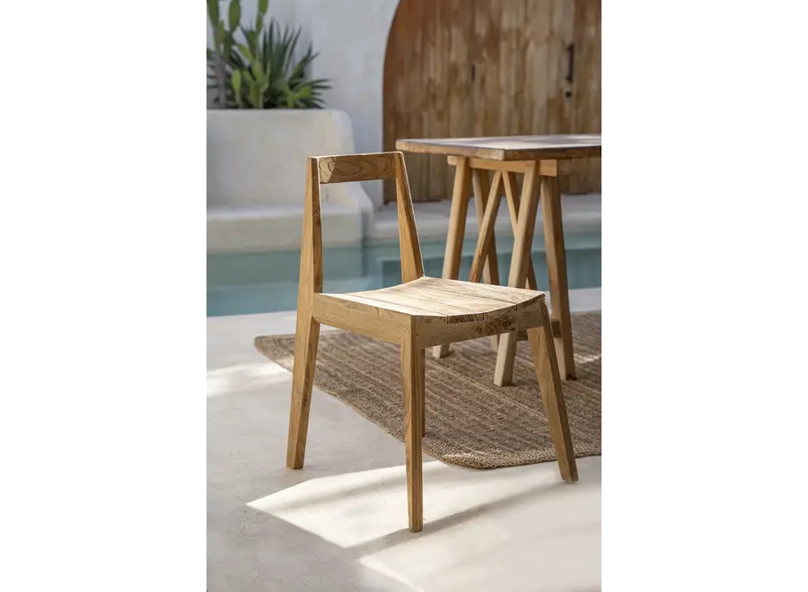 Potes Elegance Chair - Reclaimed Teak Wood Chair