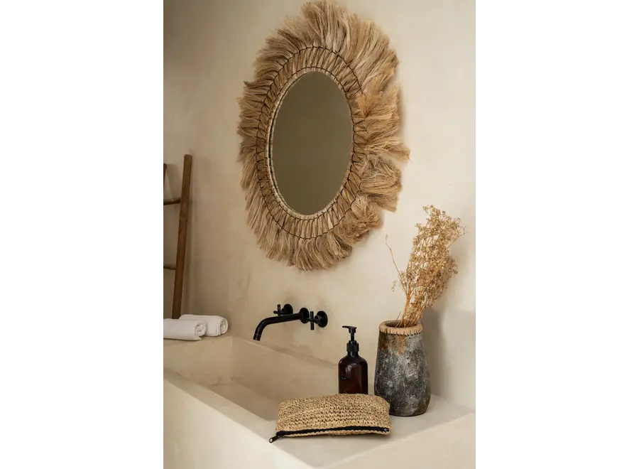 Albacete Natural Grass Mirror - Spanish Landscapes Grass Mirror