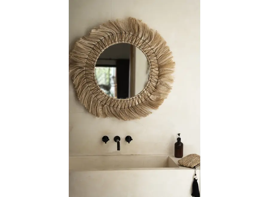 Albacete Natural Grass Mirror - Spanish Landscapes Grass Mirror