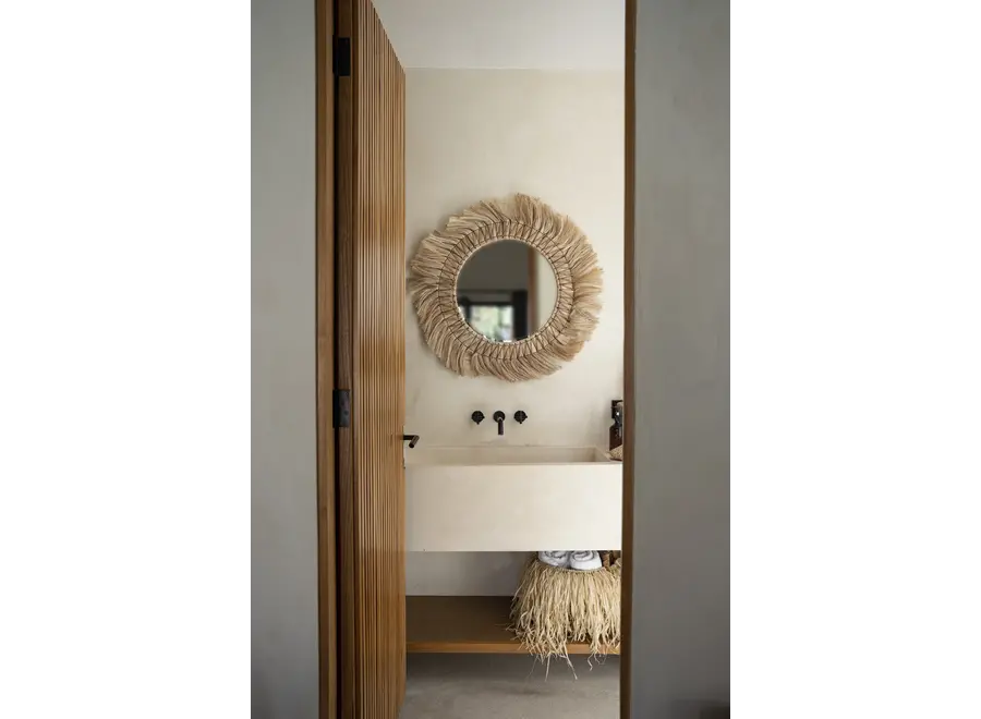 Albacete Natural Grass Mirror - Spanish Landscapes Grass Mirror