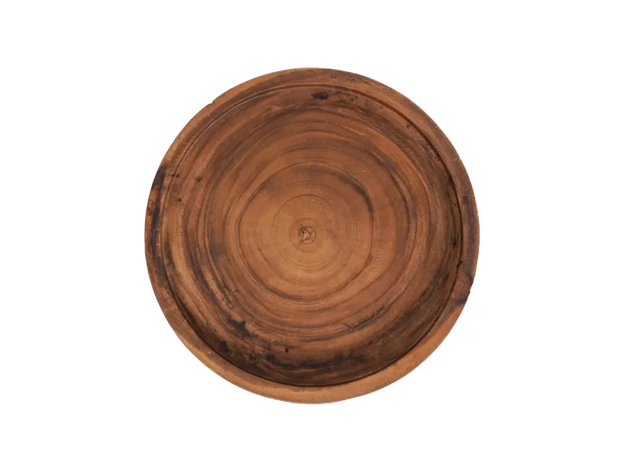 Santillana del Mar Elegance Side Table - Suar Wood Side Table