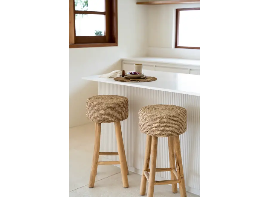 Motril - The Raffia Bar Stool