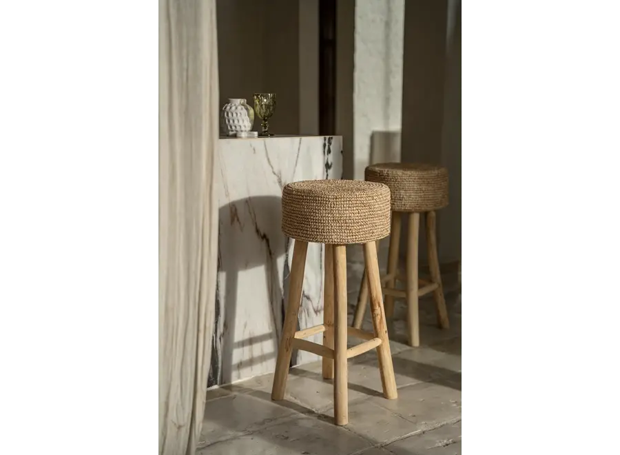 Motril - The Raffia Bar Stool