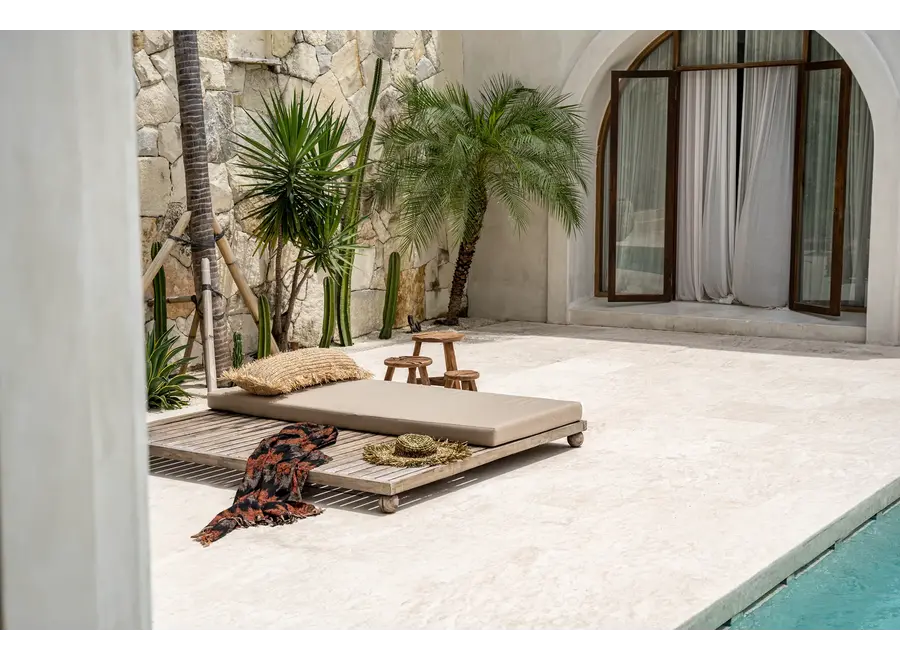 Calpe Crafted Raffia Cushion - Bohemian Home Accent