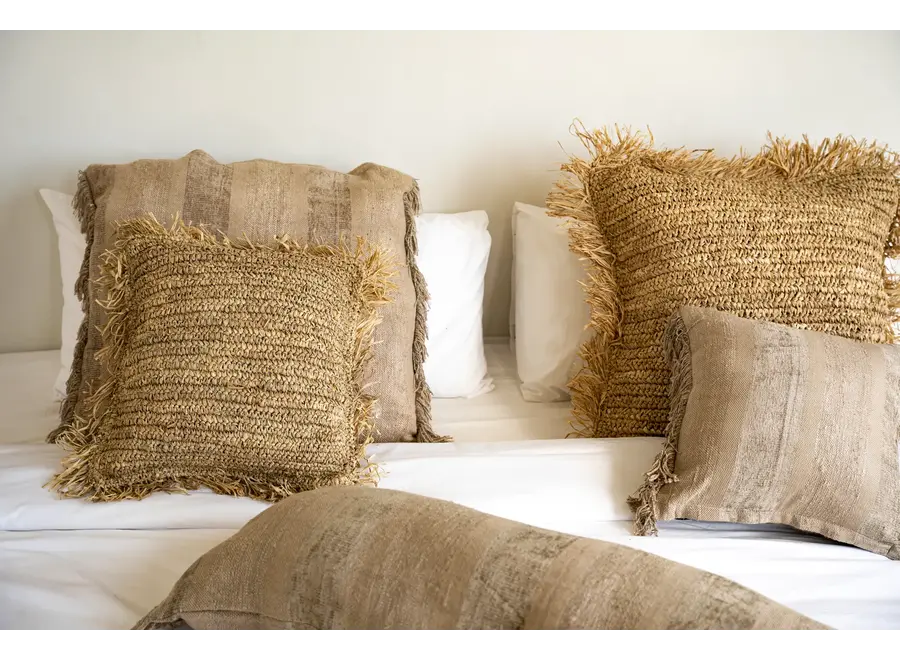 Osuna Handwoven Comfort - Raffia Cushion