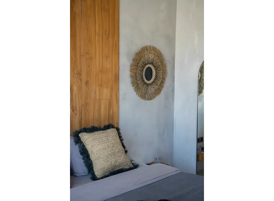 Ronda Villa Cushion - Raffia Handwoven Cushion